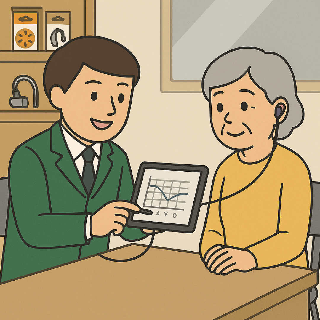 聞こえの再調整のサポートイメージ